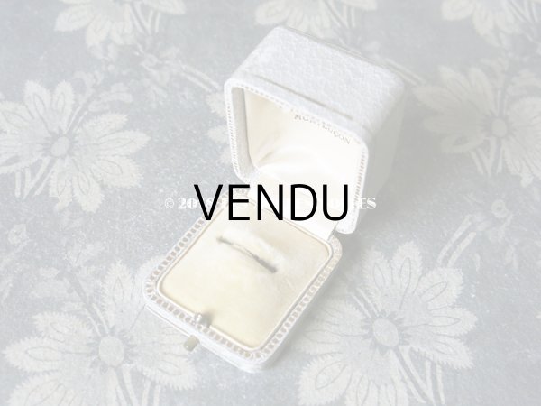 画像8: アンティーク ジュエリーボックス 金彩入り グレー (8)