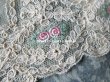 画像3: 1920年代 アンティーク レース ピンクの薔薇刺繍入り  92cm (3)