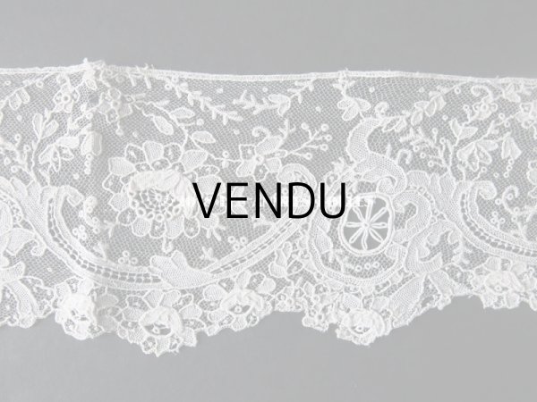 画像4: 19世紀末 アンティーク ニードルレース ポワンドガーズ ポワンドローズ 【ポワン・ド・ガーズ】 【ポワン・ド・ローズ】  66cm (4)