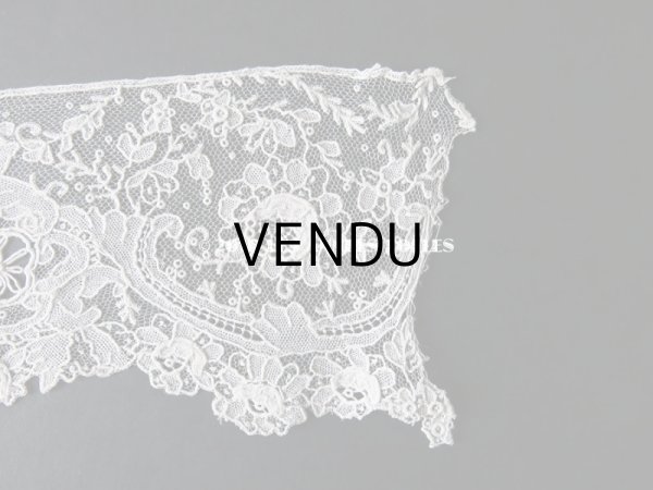 画像6: 19世紀末 アンティーク ニードルレース ポワンドガーズ ポワンドローズ 【ポワン・ド・ガーズ】 【ポワン・ド・ローズ】  66cm (6)