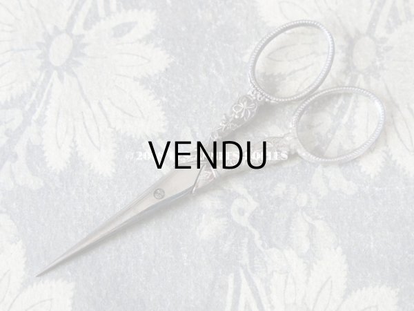 画像11: 1900年代 アンティーク シルバー製 菫のソーイングセット 裁縫道具 (11)