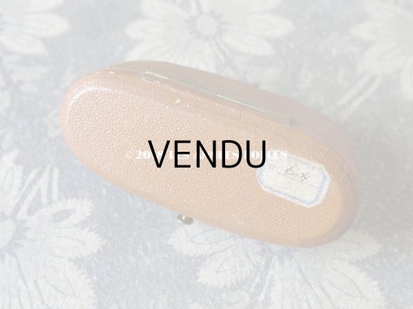 画像3: 19世紀末 アンティーク ジュエリーボックス 本革製 (3)