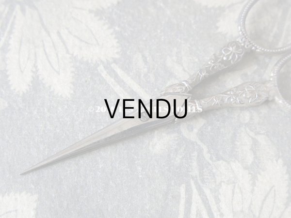フランスアンティーク ソーイングセット モノグラム シルバー かぎ針 bau-antiques_co3850