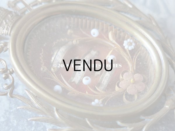 画像3: 19世紀 アンティーク ルリケール　聖遺物のペンダント　クロス & ティアラ 聖人の遺品 (3)