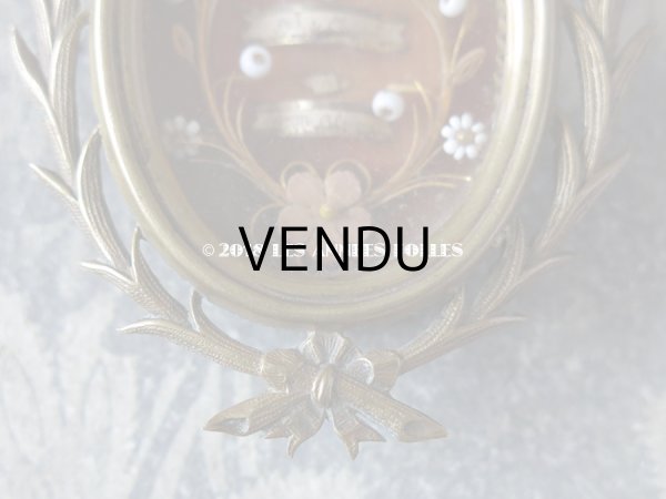 画像6: 19世紀 アンティーク ルリケール　聖遺物のペンダント　クロス & ティアラ 聖人の遺品 (6)