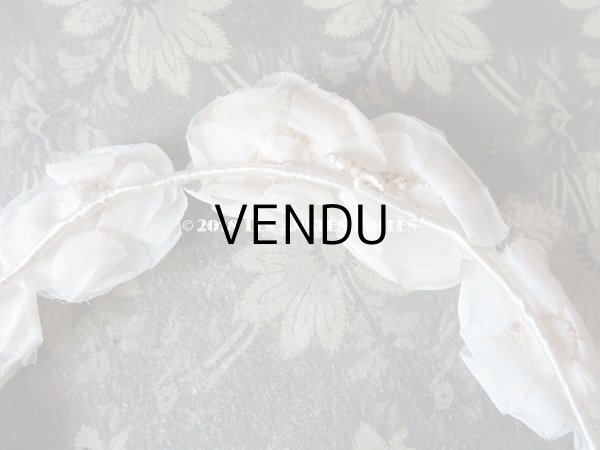 画像3: 1900年代 アンティーク 薔薇のヘッドリース ティアラ (3)