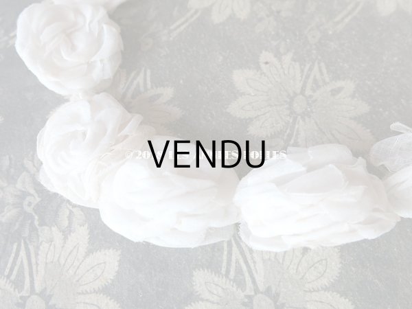 画像6: 1900年代 アンティーク 薔薇のヘッドリース ティアラ (6)