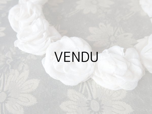 画像4: 1900年代 アンティーク 薔薇のヘッドリース ティアラ (4)