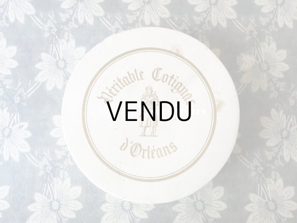 画像3: ＊蚤の市＊ アンティーク ジャンヌダルクのお菓子箱 & プチバトーのボックスのセット (3)