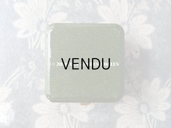 画像3: アンティーク ジュエリーボックス 金彩入り グリーン (3)