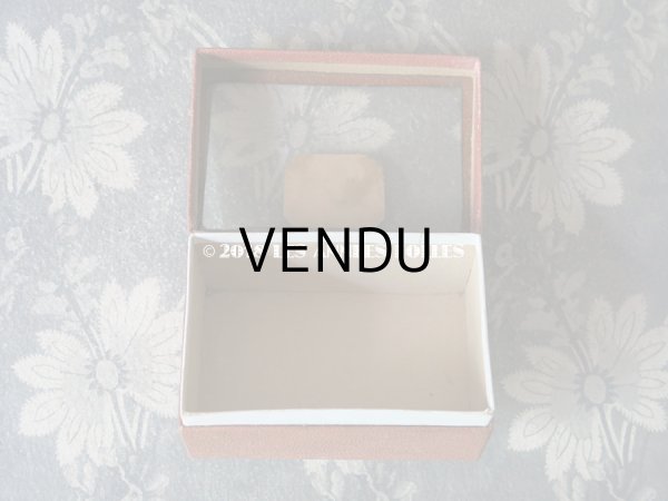 画像9: 19世紀 アンティーク 硝子の蓋の紙箱 ラベル付 ビーズ＆ラインストーン (9)