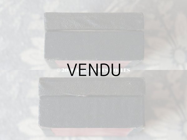 画像5: 19世紀 アンティーク 硝子の蓋の紙箱 ラベル付 ビーズ＆ラインストーン (5)