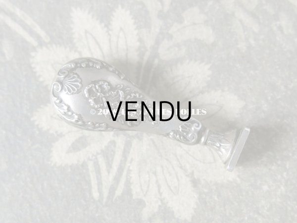 画像4: 1900年頃 アンティーク シルバー製 シーリングスタンプ リボンと薔薇 【 CG 】  (4)