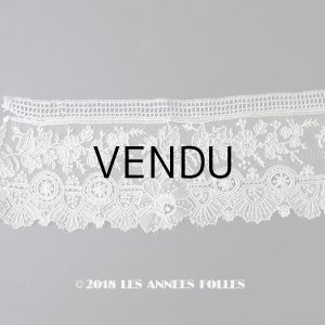 画像: 19世紀末 アンティーク ニードルレース ポワンドガーズ 【ポワン・ド・ガーズ】  22cm