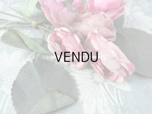 画像4: 1900年代 アンティーク ピンクの薔薇のブーケのコサージュ  (4)