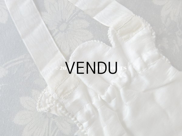 画像9: 1900年代 アンティーク シルク製 コミュニオンのオモニエール (9)