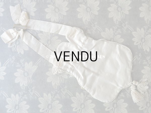 画像8: 1900年代 アンティーク シルク製 コミュニオンのオモニエール (8)