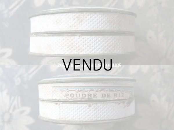 画像6: アンティーク パウダーボックス POUDRE DE RIZ - ERIZMA PARIS - (6)