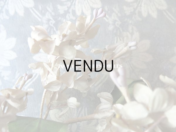 画像7: アンティーク コサージュ  ライラック 薄紫 (7)