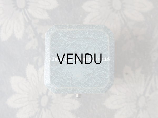 画像5: アンティーク ジュエリーボックス リングケース ブルーグレー (5)