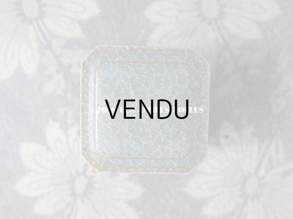 画像4: アンティーク ジュエリーボックス リングケース ブルーグレー (4)