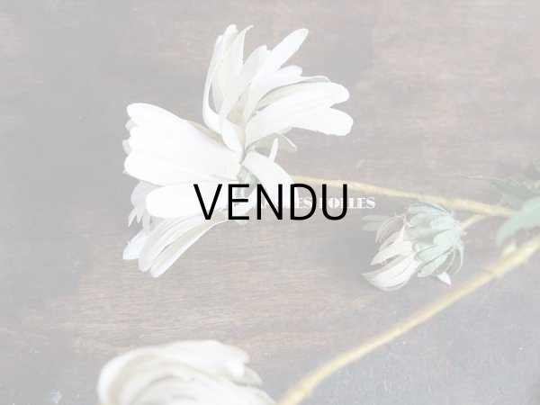 画像7: 1900年代 アンティーク マーガレットの布花のブーケ (7)