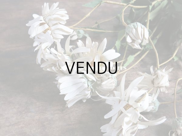 画像11: 1900年代 アンティーク マーガレットの布花のブーケ (11)