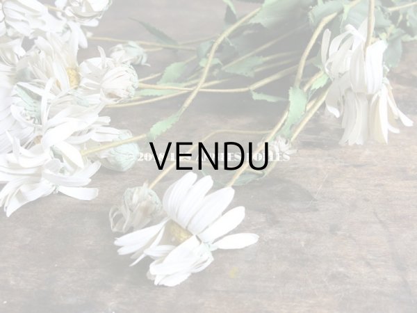 画像3: 1900年代 アンティーク マーガレットの布花のブーケ (3)