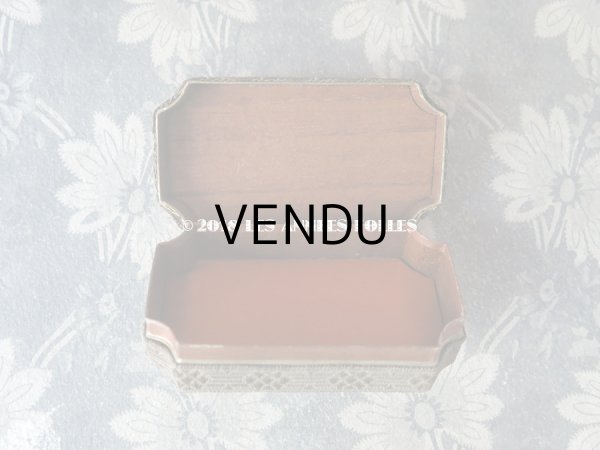 画像7: 19世紀末 アンティーク　ロココモチーフの小物入れ  (7)