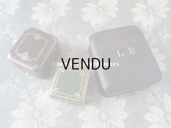 画像10: アンティーク ジュエリーボックス モノグラム　【LB】  (10)