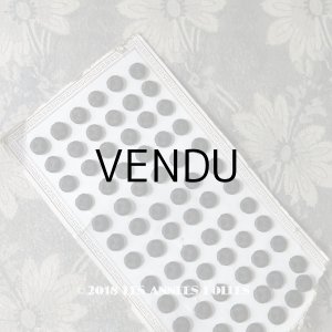 画像: アンティーク ドール用 シルク製 くるみボタン 極小 8mm 12ピースのセット 黒