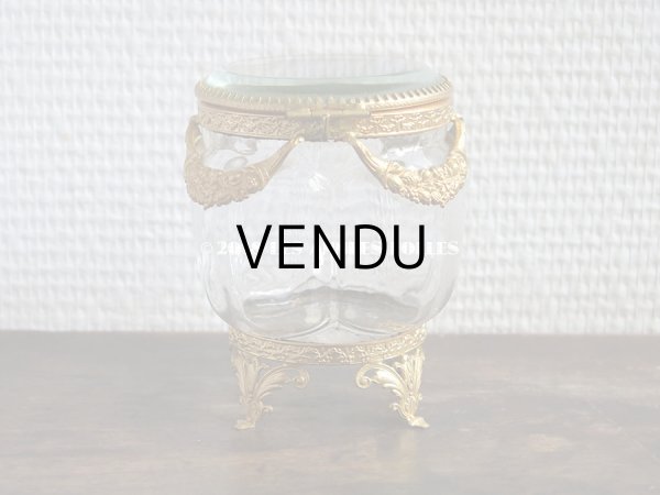 画像3: 19世紀 アンティーク 新品同様 ジュエリーボックス　花＆木の実のガーランド (3)