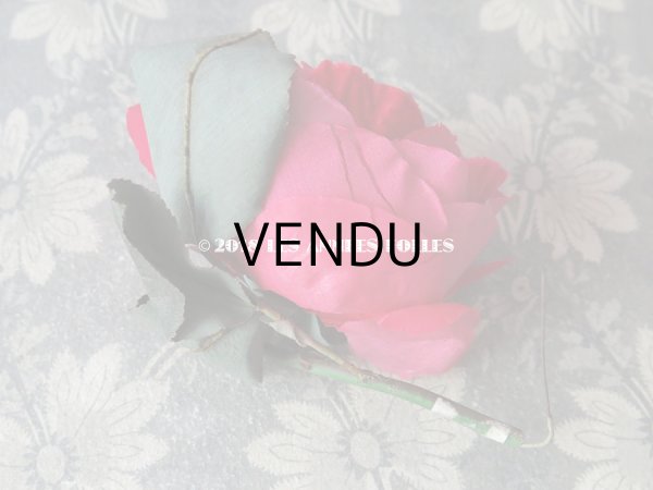 画像5: 1900年代 アンティーク シルク製 薔薇のコサージュ  (5)