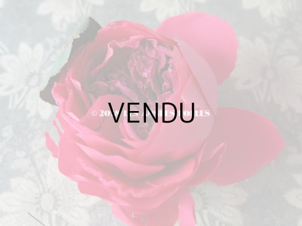 画像3: 1900年代 アンティーク シルク製 薔薇のコサージュ  (3)