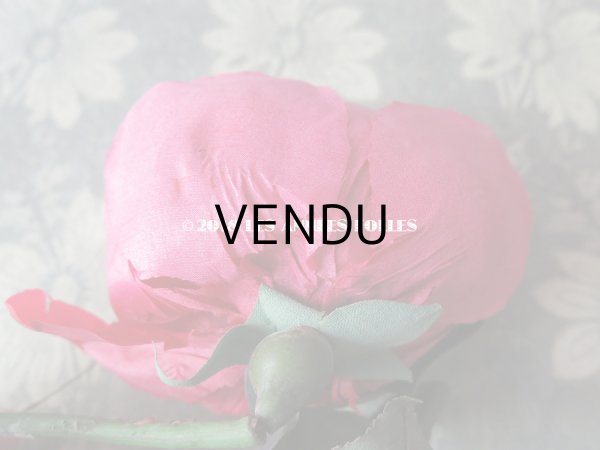 画像6: 1900年代 アンティーク シルク製 薔薇のコサージュ  (6)