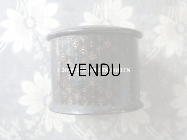 画像5: 19世紀 アンティーク ナポレオン3世 パピエマシェ 格子柄 ジュエリーボックス 小物入れ (5)