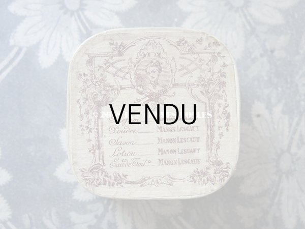 画像3: アンティーク パウダーボックス POUDRE MANON LESCAUT - A. BOURJOIS&CIE PARIS - (3)