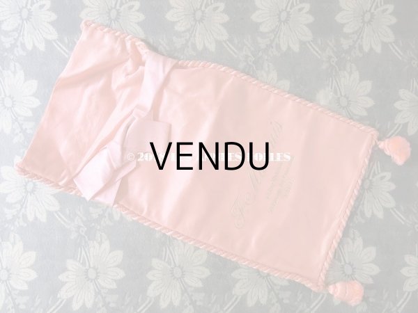 画像7: 未使用 1900年代 アンティーク 【 ショコラ・フランソワ・ マルキ 】　のお菓子袋  シルク製 - CHOCOLAT FRANCOIS MARQUIS PARIS - (7)