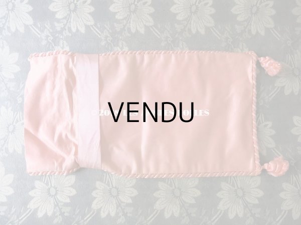 画像8: 未使用 1900年代 アンティーク 【 ショコラ・フランソワ・ マルキ 】　のお菓子袋  シルク製 - CHOCOLAT FRANCOIS MARQUIS PARIS - (8)