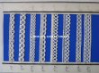 画像5: 1875年 アンティーク 手編みのレースのサンプル サンプラー 6枚綴り (5)