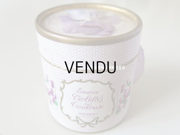 画像9: アンティーク 菫の小さなパフュームボックス＆ボトル  ESSENCE VIOLETTES DE TOULOUSE - BERDOUES FRANCE - (9)