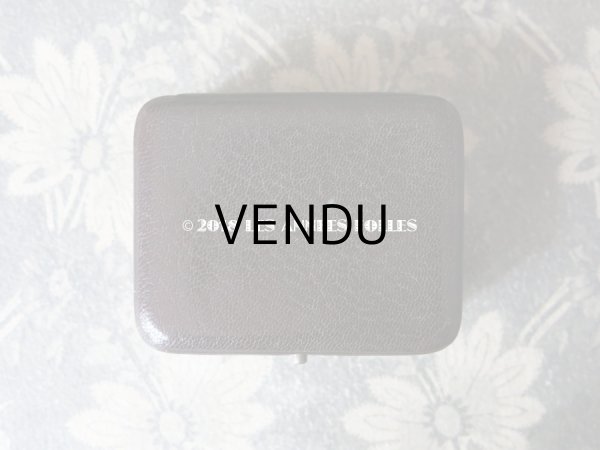 画像4: アンティーク 本革 ジュエリーボックス 王冠 & モノグラム　【MB】  (4)