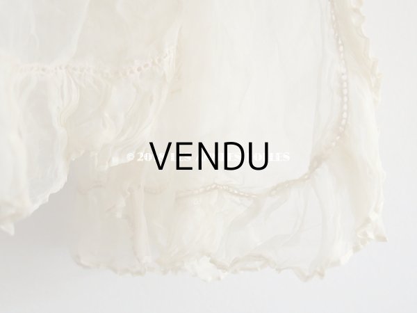 画像10: アンティーク マリアージュのヘッドドレス　シルクオーガンジーのフリル (10)