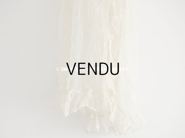 画像9: アンティーク マリアージュのヘッドドレス　シルクオーガンジーのフリル (9)