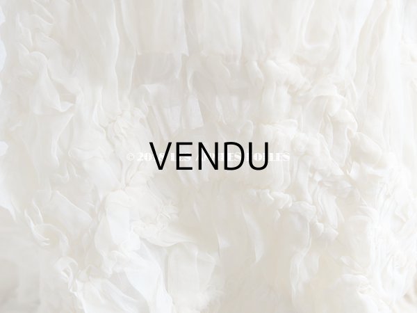 画像5: アンティーク マリアージュのヘッドドレス　シルクオーガンジーのフリル (5)