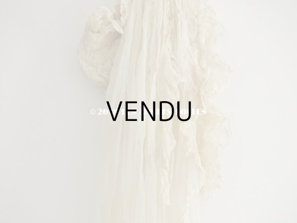 画像8: アンティーク マリアージュのヘッドドレス　シルクオーガンジーのフリル (8)