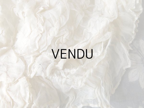 画像15: アンティーク マリアージュのヘッドドレス　シルクオーガンジーのフリル (15)