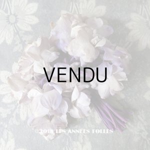 画像: アンティーク コサージュ  薄紫の花