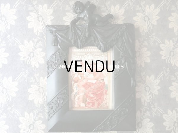 画像4: 19世紀 ナポレオン3世時代 アンティーク 天使のフォトフレーム  (4)