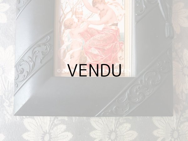 画像8: 19世紀 ナポレオン3世時代 アンティーク 天使のフォトフレーム  (8)